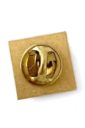 Значок заливной Квадрат 17х17 мм, с печатью#1