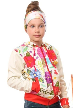 Купить балахон "Floral" детский с полной запечаткой