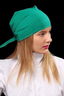 Купить бандану х/б кулирная гладь 60*60*90 бирюзовую