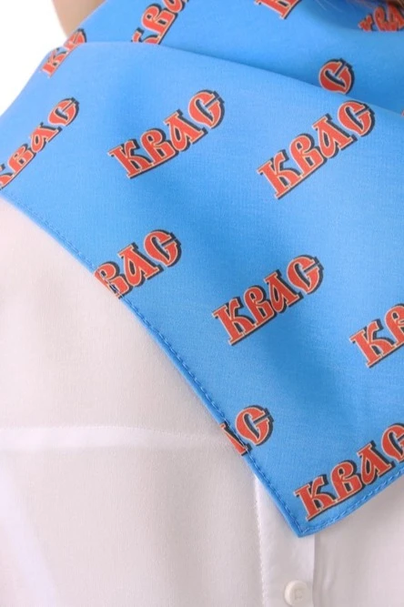 Косынка Шарлотта 65х65х95 см, с полной запечаткой "Kvass"#4