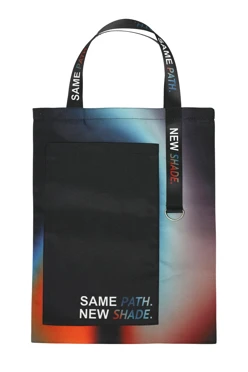 Купить сумку Пульс из греты 30х40 см, с принтом "Same Path. New Shade."