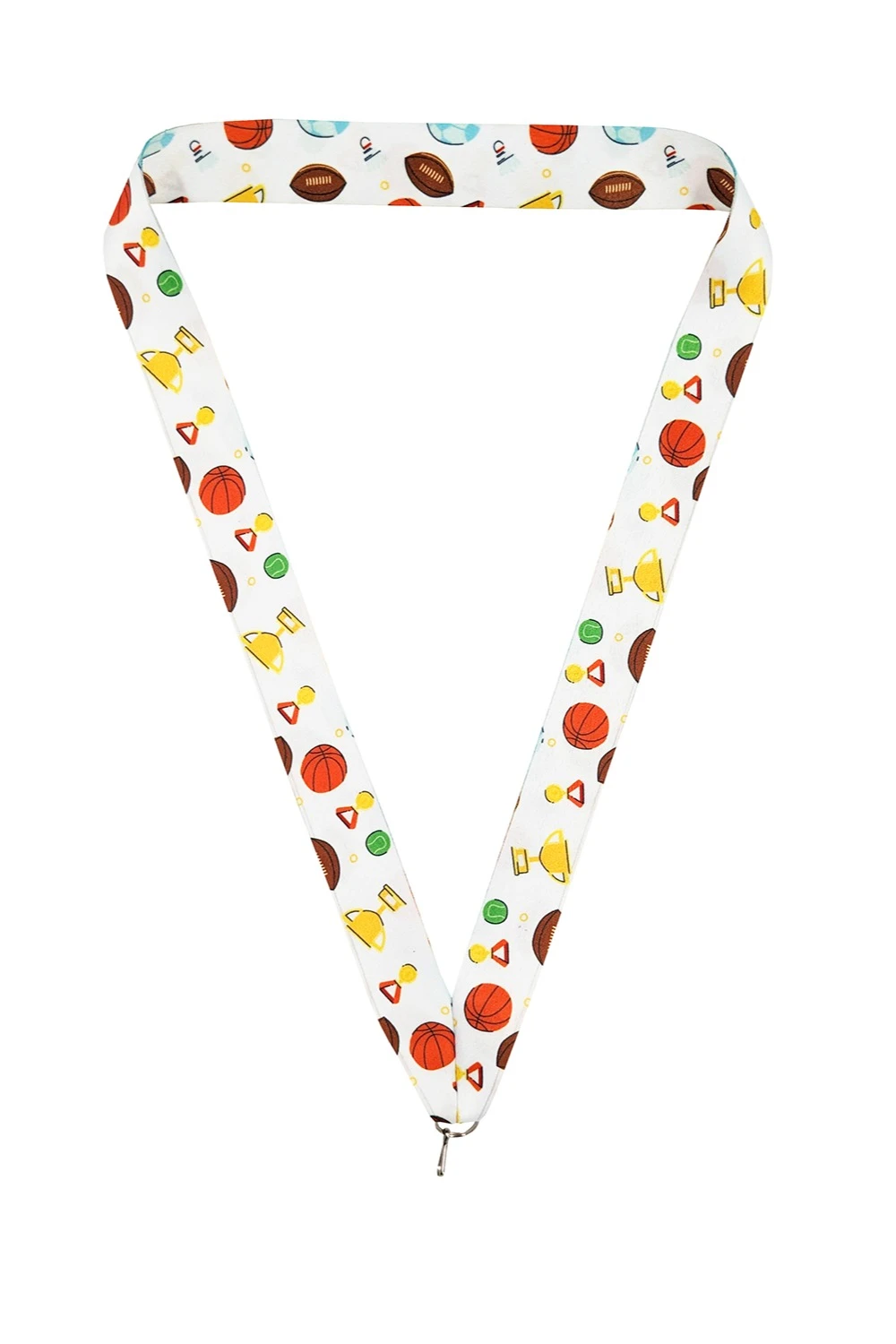 Лента для медали блекаут ширина 2,5 см, с карабином#4 Лента для медали блекаут ширина 2,5 см, с карабином#4