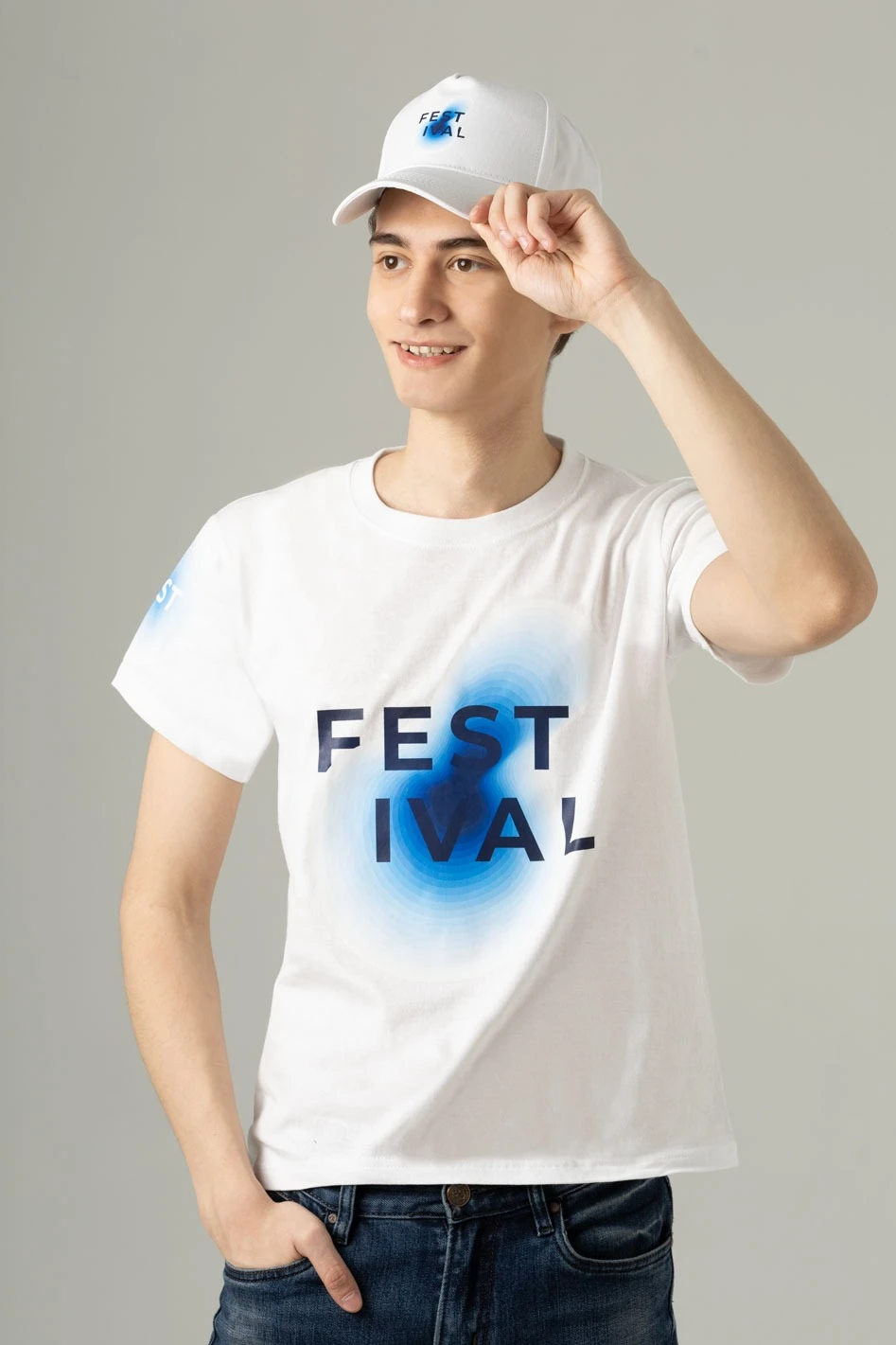 Футболка Мэдисон унисекс, однотонная белая (хлопок)#3