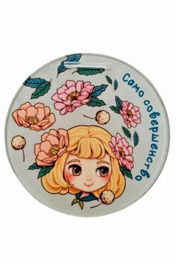 Медаль из акрила АС6002 Круг 60 мм с печатью#1