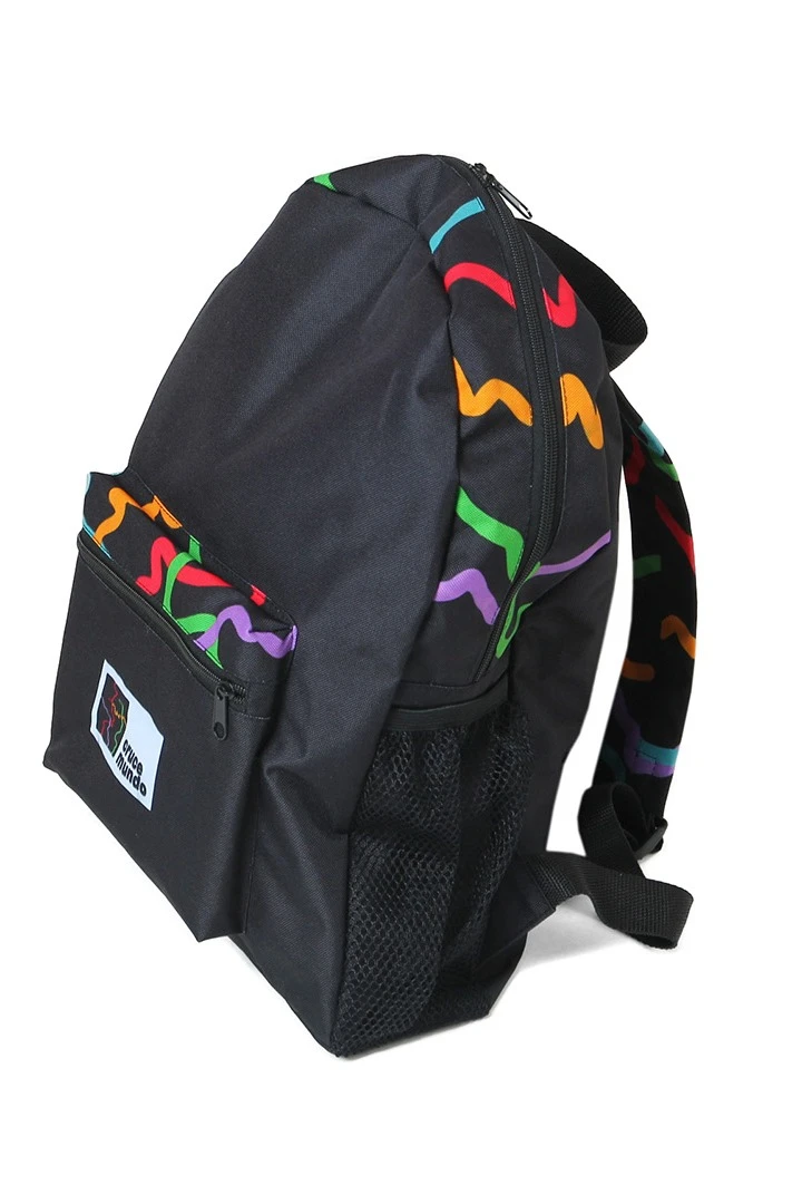 Рюкзак Кэрри мягкой формы 41х31х9,5 см, с полной запечаткой "Cruce Mundo"#2