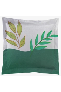 Подушка с бордюром 30х30 см, с принтом "Sleep sweetly"#1