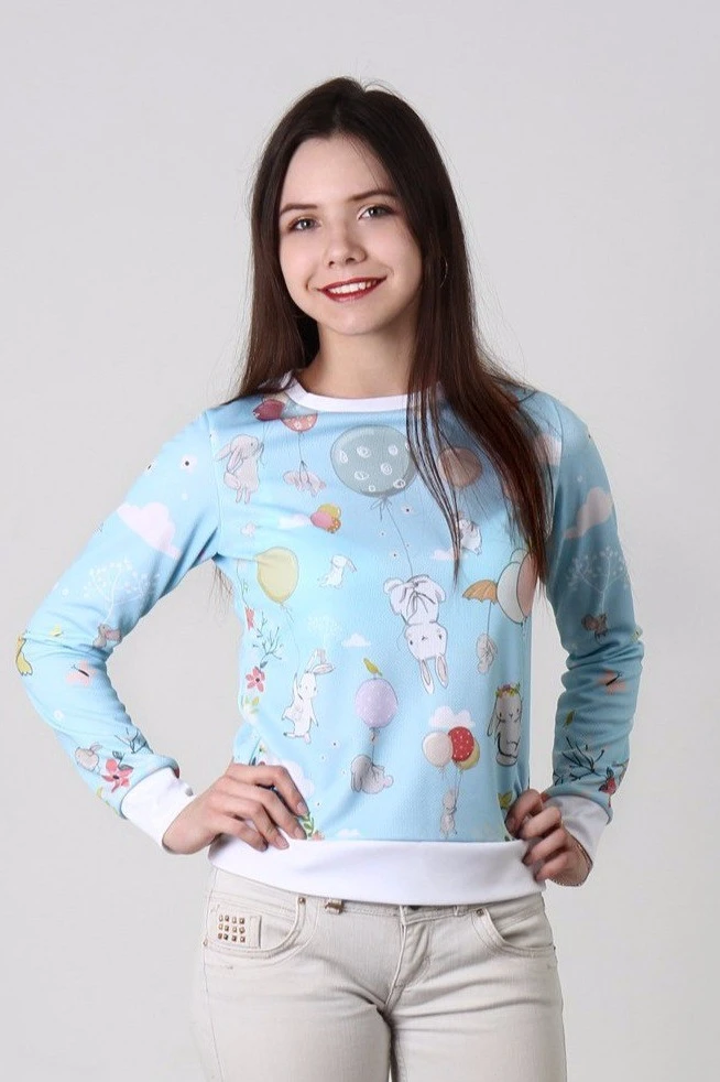 Свитшот Гарри унисекс из футера с полной запечаткой#1