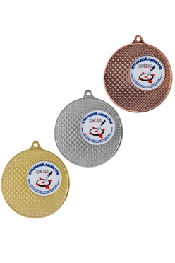 Медаль металлическая MMA5020 50мм с шильдом 25мм#1