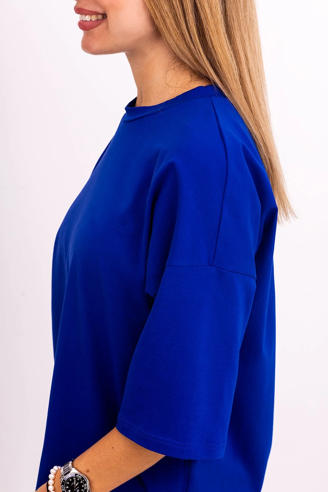 Футболка Ричмонд оверсайз унисекс однотонная (хлопок)#8