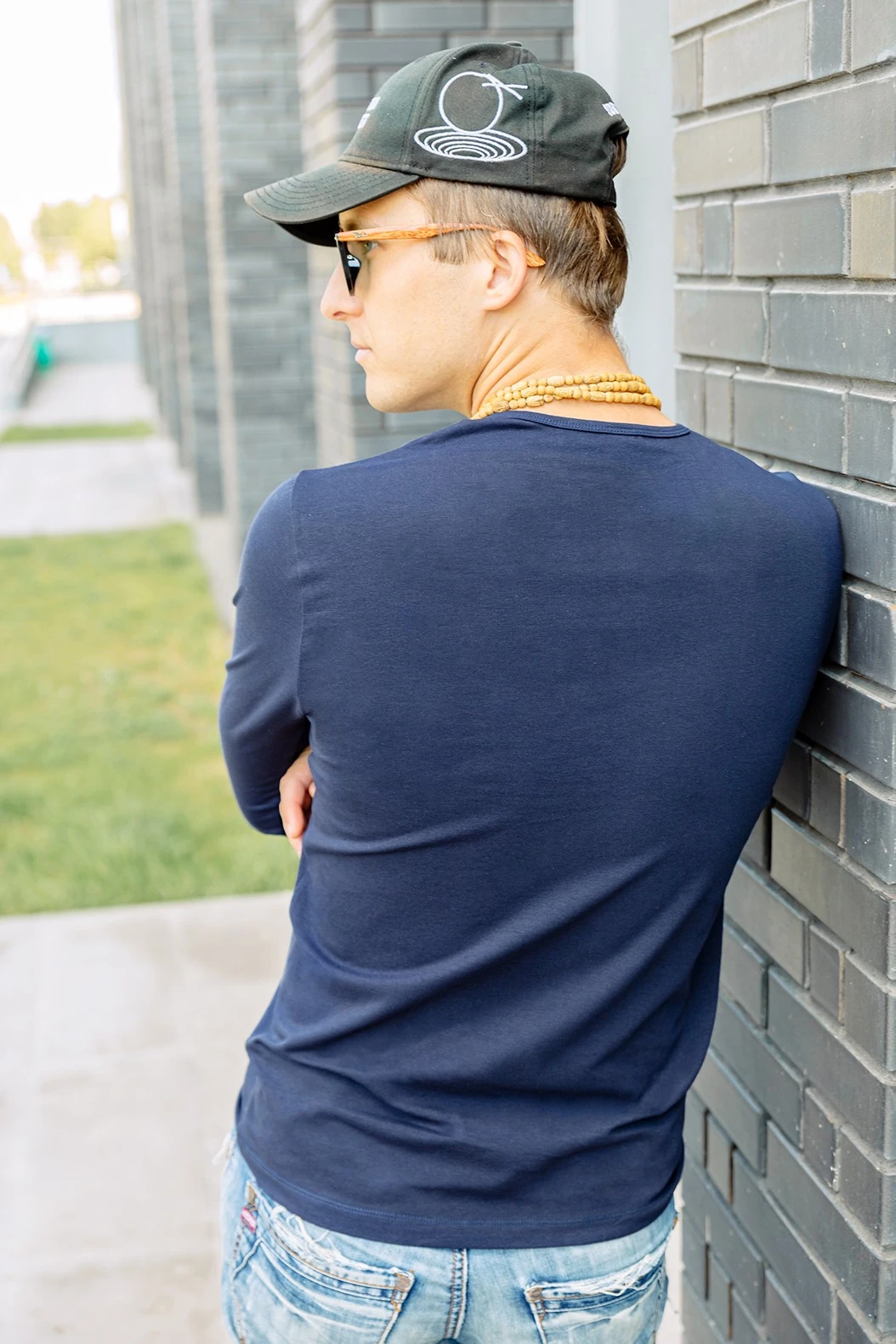 Лонгслив Атлетик Плюс унисекс однотонный (хлопок)#3