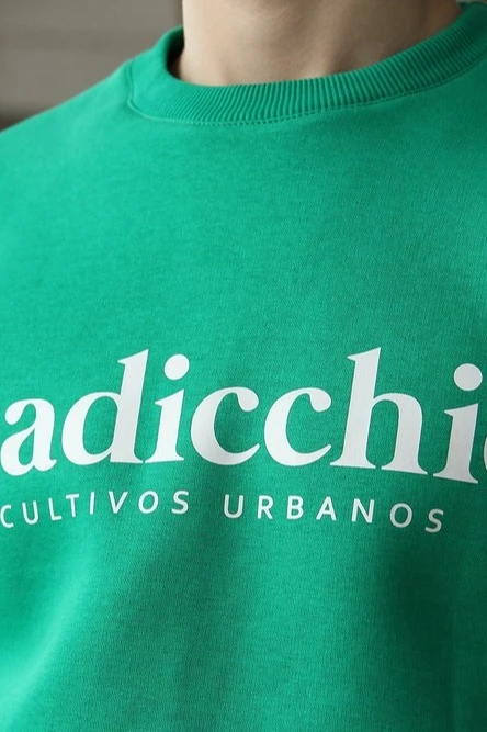 Свитшот Тревис из футера унисекс, однотонная "Radicchio"#2