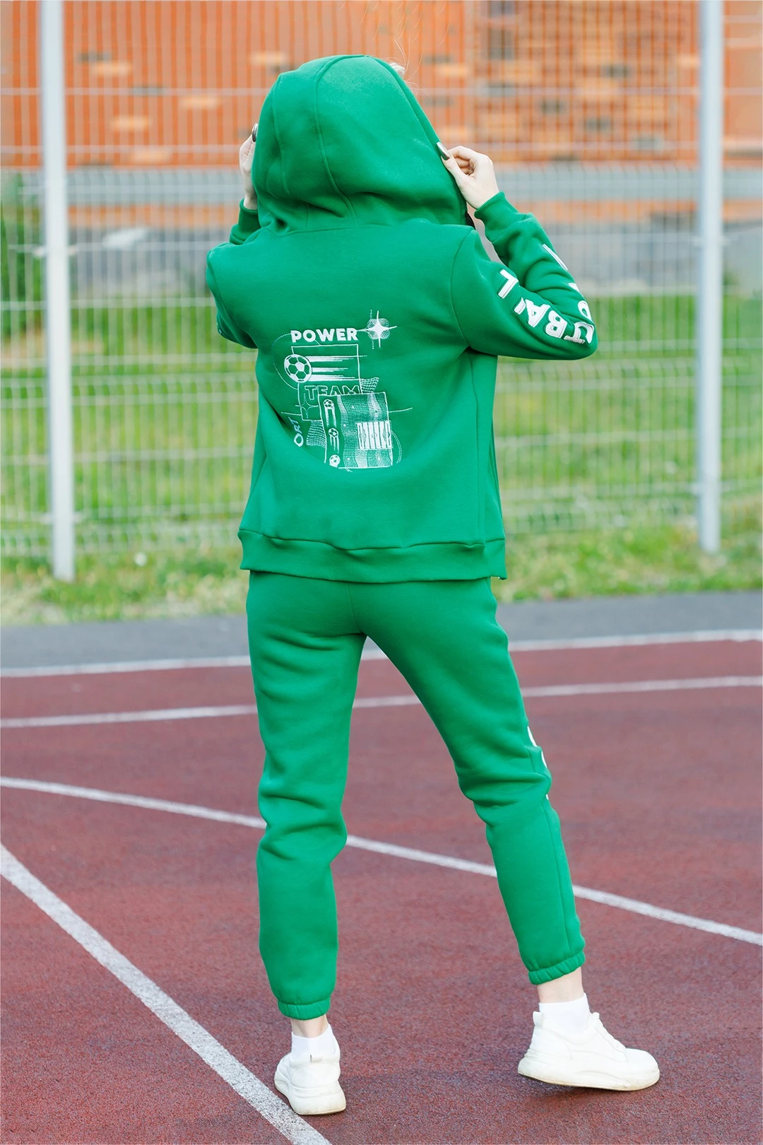 Спортивный костюм Комфорт из футера женский, однотонный#6