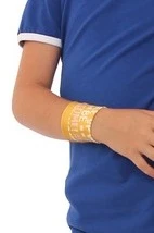 Напульсник полиэстеровый детский 6х6 см "Be Awesome"#1