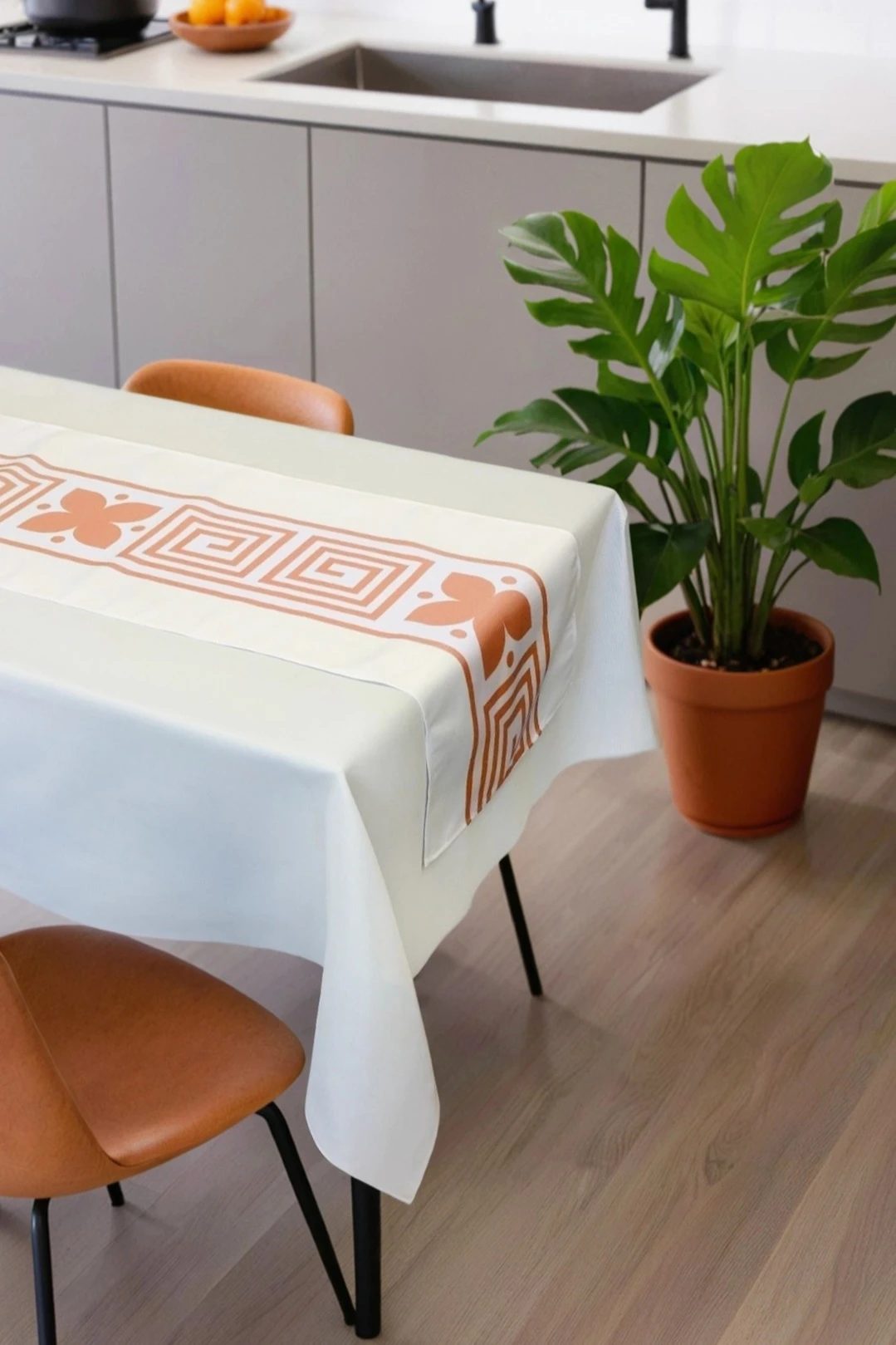 Раннер прямоугольный 50х200 см, с полной запечаткой (полиэстер) "Clever brown"#3 Раннер прямоугольный 50х200 см, с полной запечаткой (полиэстер) "Clever brown"#3