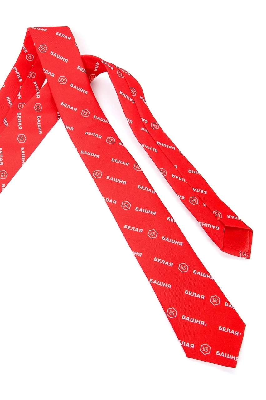 Купить галстук Слим мужской "Белая башня"