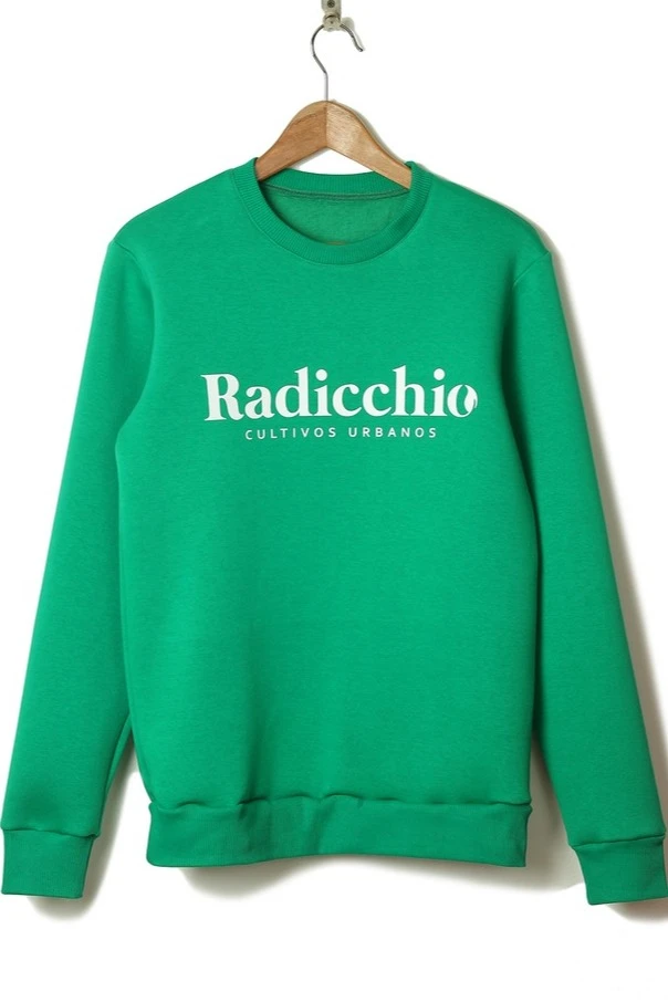 Свитшот Тревис из футера унисекс, однотонная "Radicchio"#6