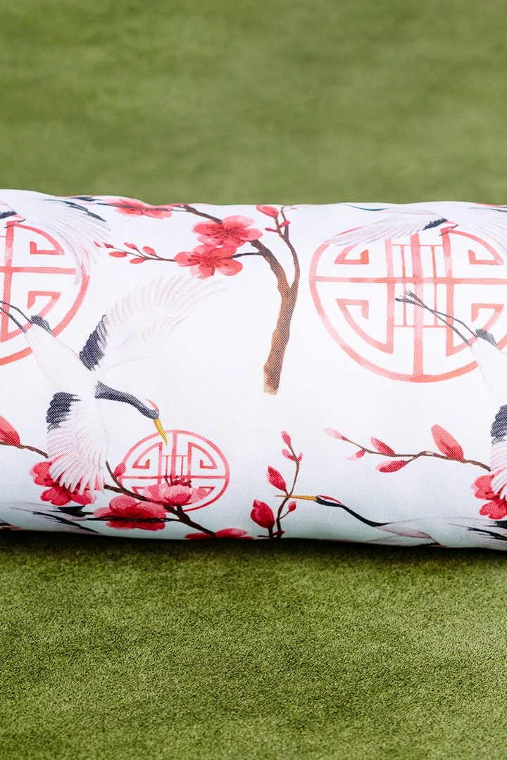 Подушка-валик 14х26 см, с принтом "Crane"#2