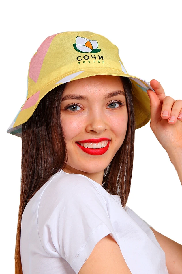 Панама Куба с узкими полями, с полной запечаткой "Sochi hostel"#2 Панама Куба с узкими полями, с полной запечаткой "Sochi hostel"#2