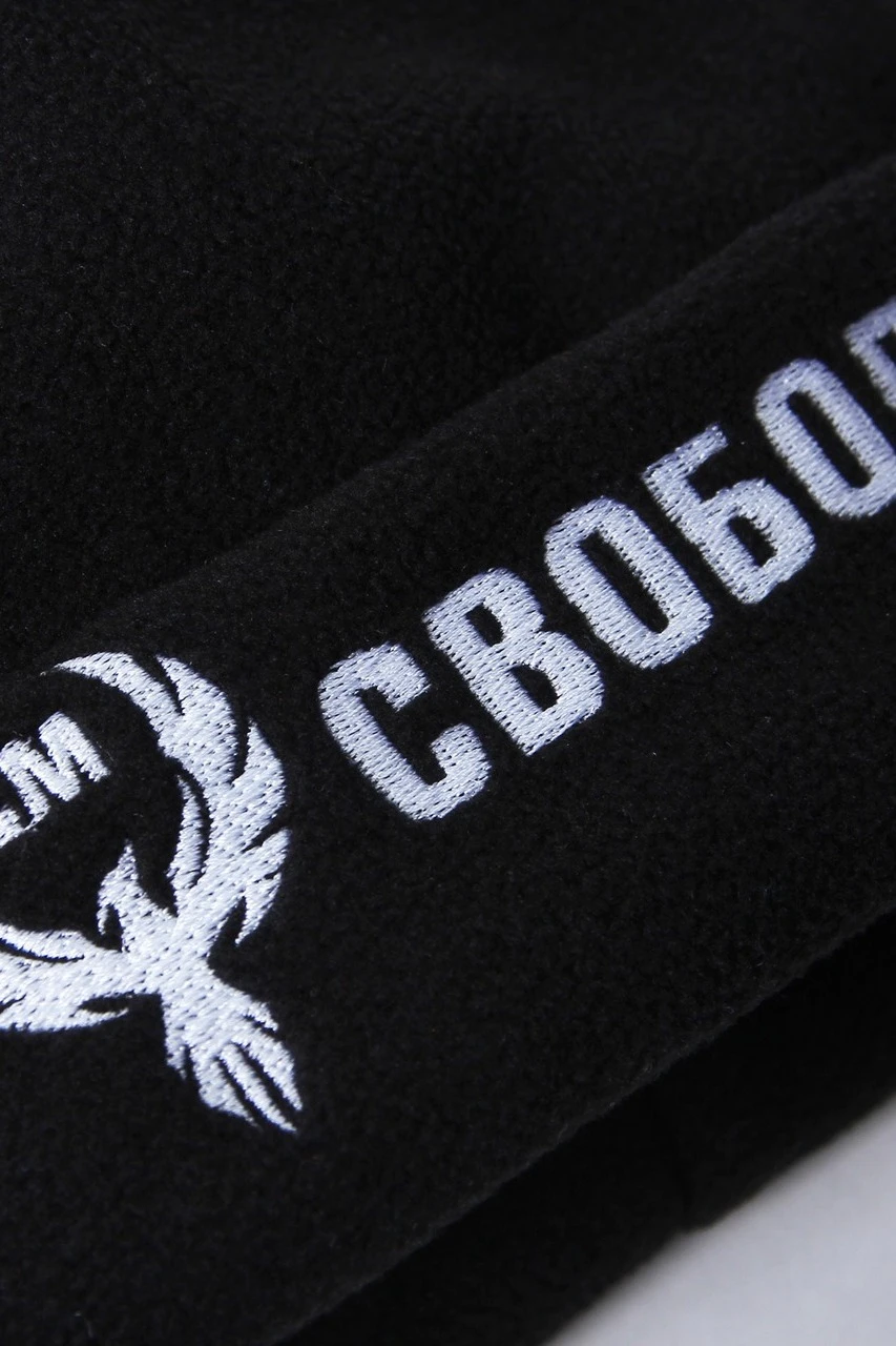 Шапка Вэст флисовая двухслойная взрослая, однотонная "Freedom"#5