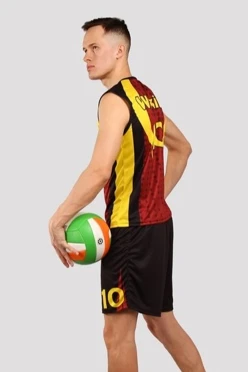 Волейбольная форма Изи мужская с полной запечаткой#2