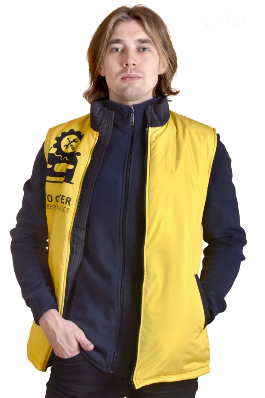 Жилет Детройт на синтепоне унисекс, с полной запечаткой#2 Жилет Детройт на синтепоне унисекс, с полной запечаткой#2