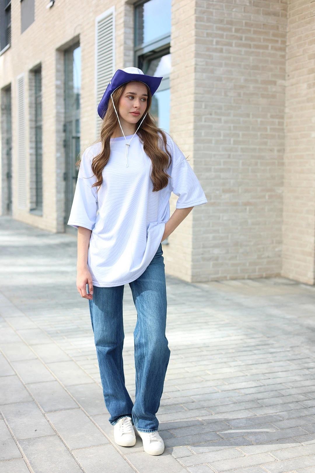 Купить футболку Макс оверсайз унисекс из кулирки с полной запечаткой "Blue Lines" Купить футболку Макс оверсайз унисекс из кулирки с полной запечаткой "Blue Lines"