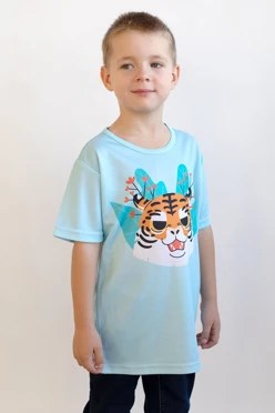 Купить футболку Гэлэкси детскую с полной запечаткой "Tiger"
