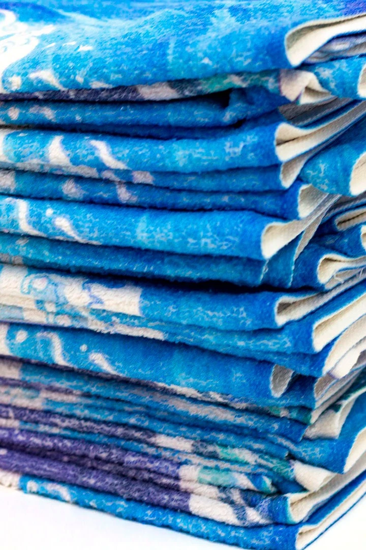 Полотенце махровое 50х90 cм с печатью (Color)#5