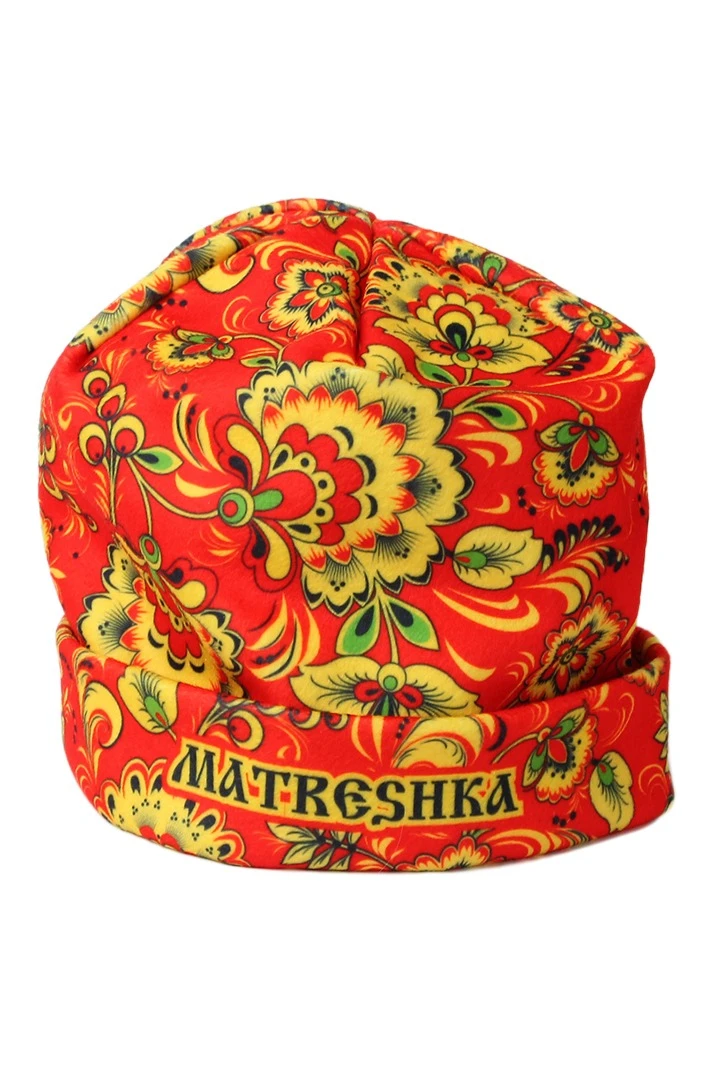 Шапка Лофт флисовая двухслойная взрослая, с полной запечаткой#4