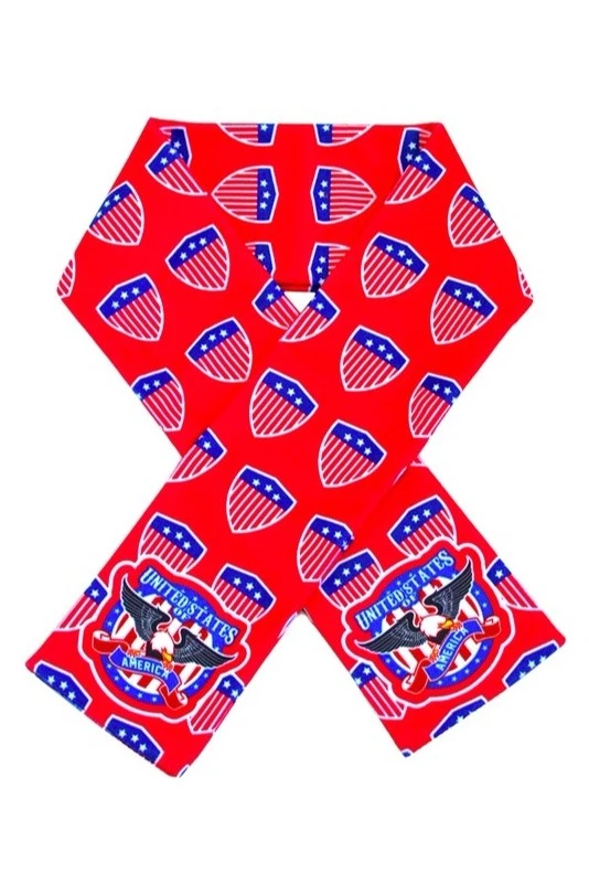 Шарф двухслойный утепленный 15х100 см, с полной запечаткой#6 Шарф двухслойный утепленный 15х100 см, с полной запечаткой#6