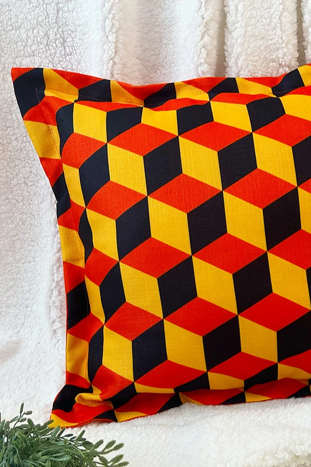 Подушка с бордюром 50х50 см, с полной запечаткой