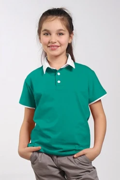 Купить футболку поло Найт детскую бирюзовую