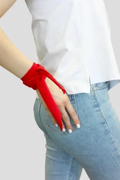 Бандана однотонная, хлопок 40х40х70 см#1