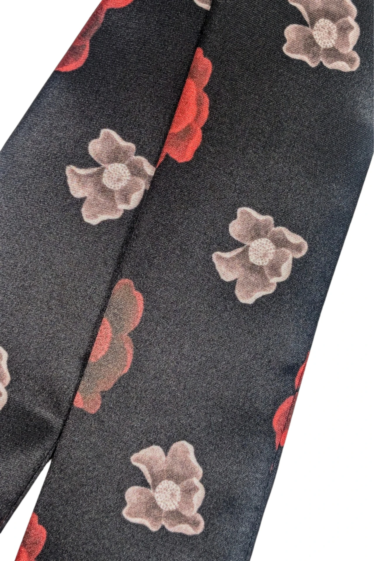 Шарф-платок Твилли двухслойный 5х130 см, с полной запечаткой#5