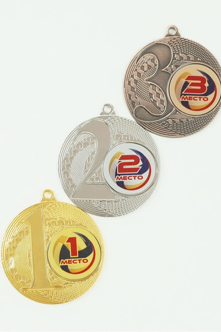 Медаль металлическая ИК5003 50мм с шильдом 25мм#3