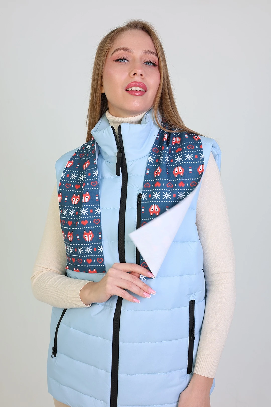 Купить шарф "Winter wood" 15х100 см