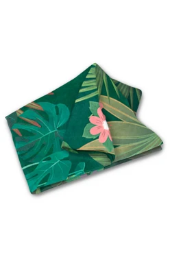 Плед Палитра флисовый 120х150 см (односторонний), с принтом "Tropical"#1