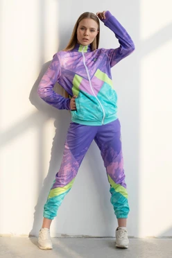 Спортивный костюм Стайлинг женский с полной запечаткой#2