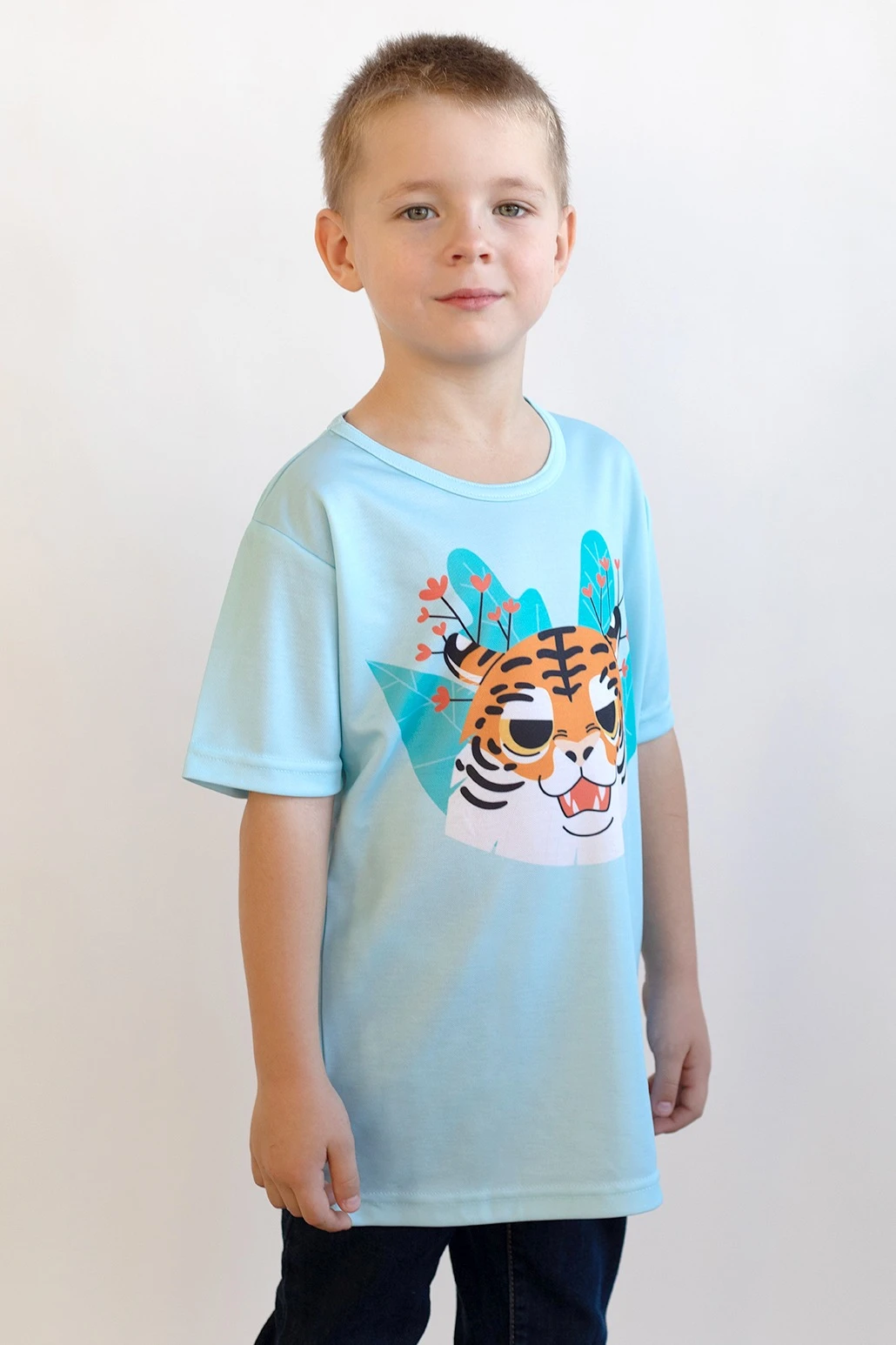 Купить футболку Гэлэкси детскую с полной запечаткой "Tiger" Купить футболку Гэлэкси детскую с полной запечаткой "Tiger"