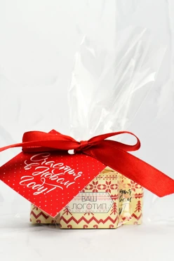 Купить пакетик с бантиком 3 конфеты Птичье молоко