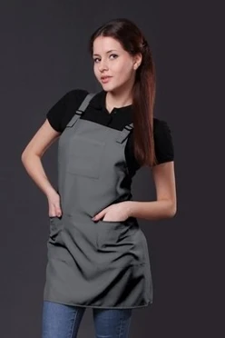 Купить фартук Хилтон серый