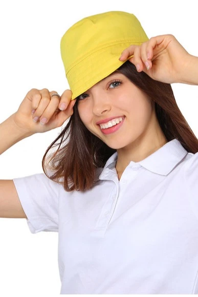 Панама Монако из греты с отстроченными полями, однотонная#1