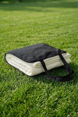 Купить плед Привал (в сумке из оксфорда) флисовый 155х170 см, однотонный белый