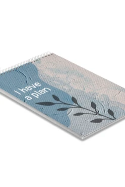 Блокнот фирменный А4 на пружине (40 листов) с  принтом "I have plan"#1