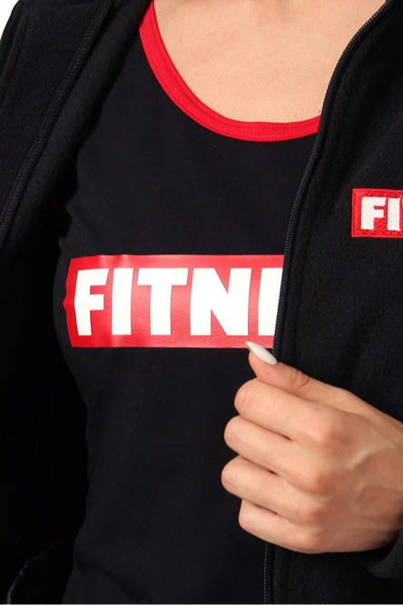 Толстовка Харисон флисовая без капюшона женская, однотонная "Fitnes"#4 Толстовка Харисон флисовая без капюшона женская, однотонная "Fitnes"#4