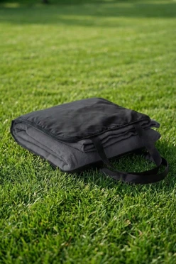 Купить плед Привал (в сумке из оксфорда) флисовый 155х170 см, однотонный темно-серый