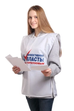 Купить накидку 50х70 см "За эффективную власть"