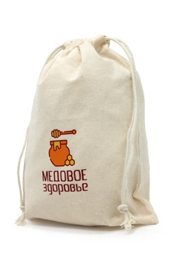 Купить мешочек из суровой бязи суровой 18х25 см "Honey health"