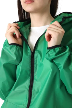 Ветровка Арчи унисекс, однотонная зеленая#2