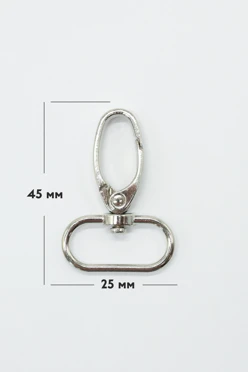 Купить карабин-клешню 25 мм, никель